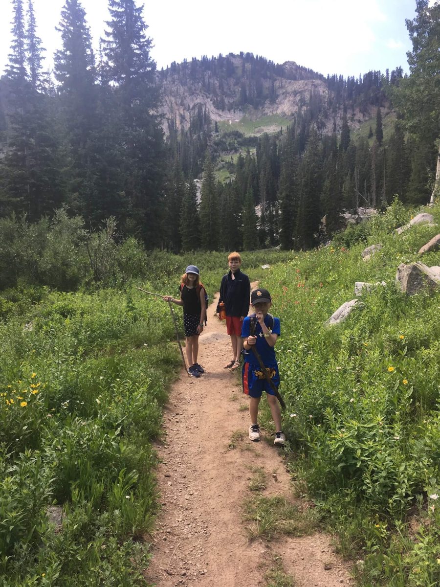 hiking utah with kids