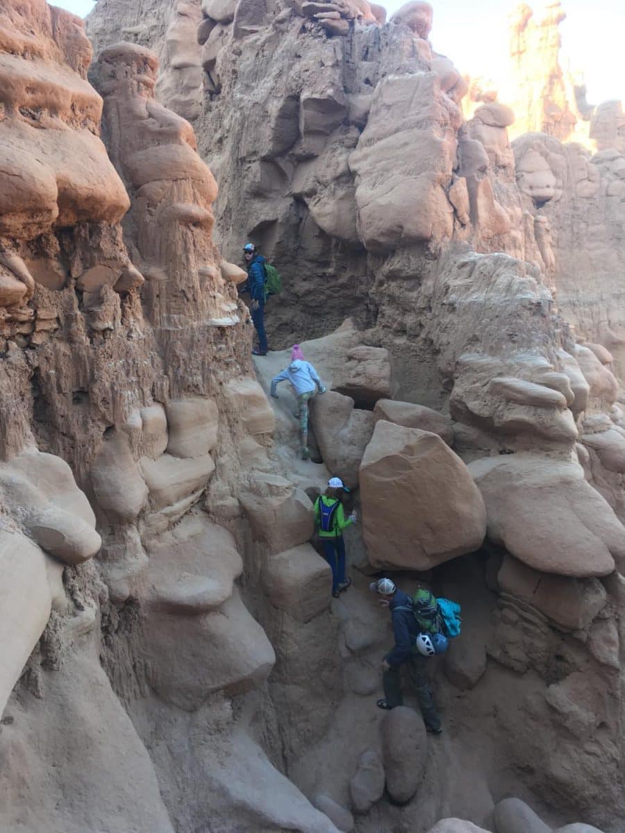 goblin valley with kids
