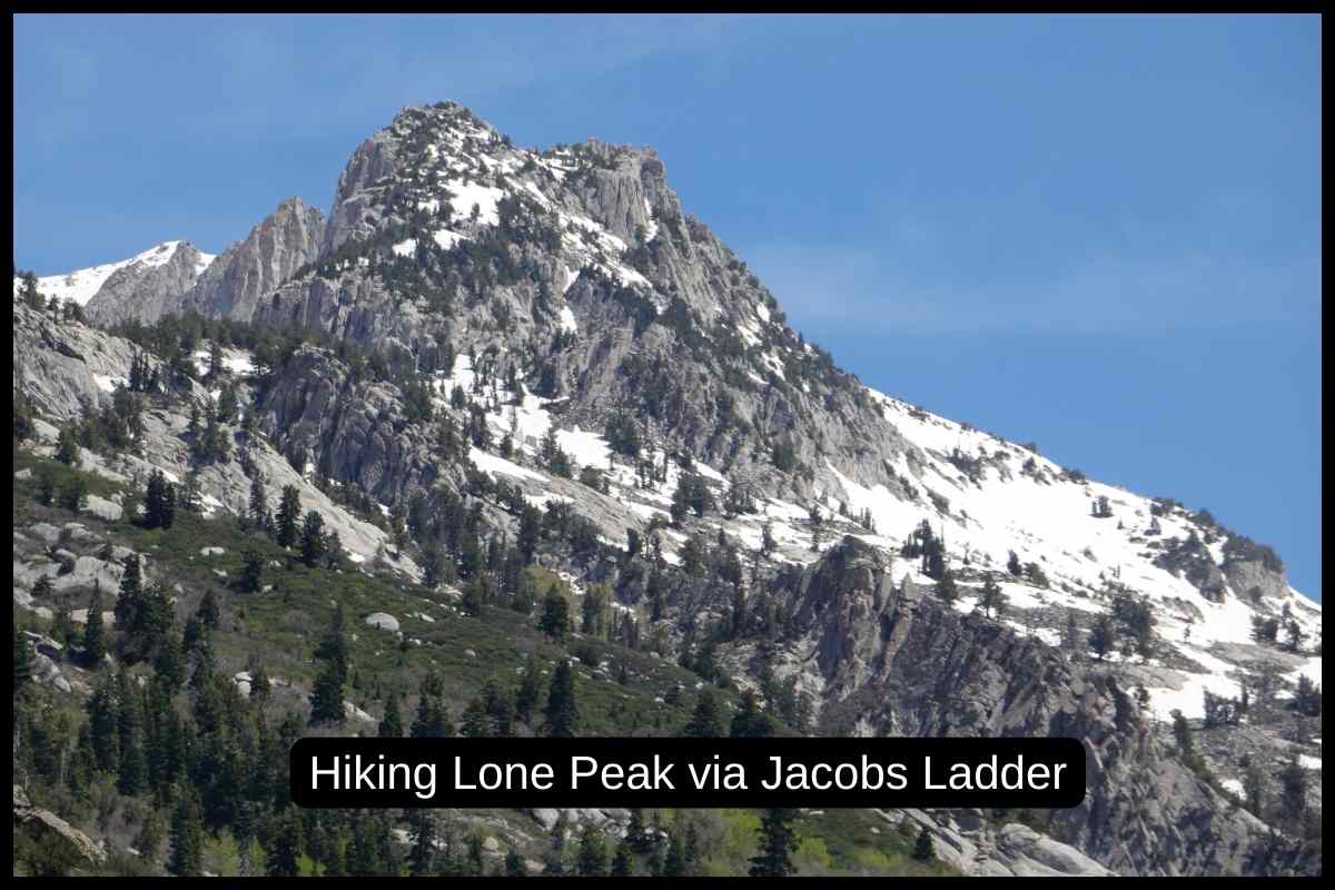 hiking lone peak via jacobs ladder