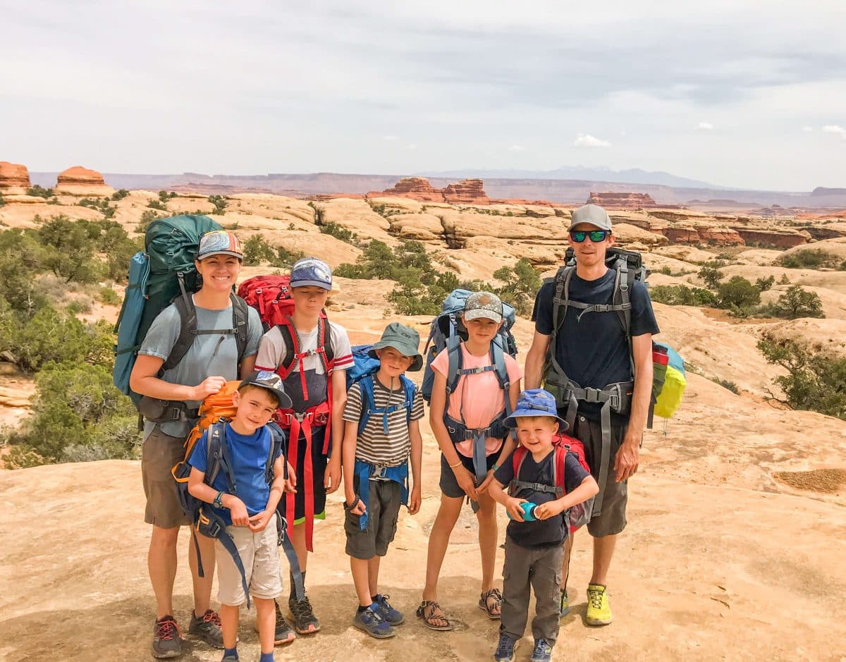 backpacking canyons needles disrict