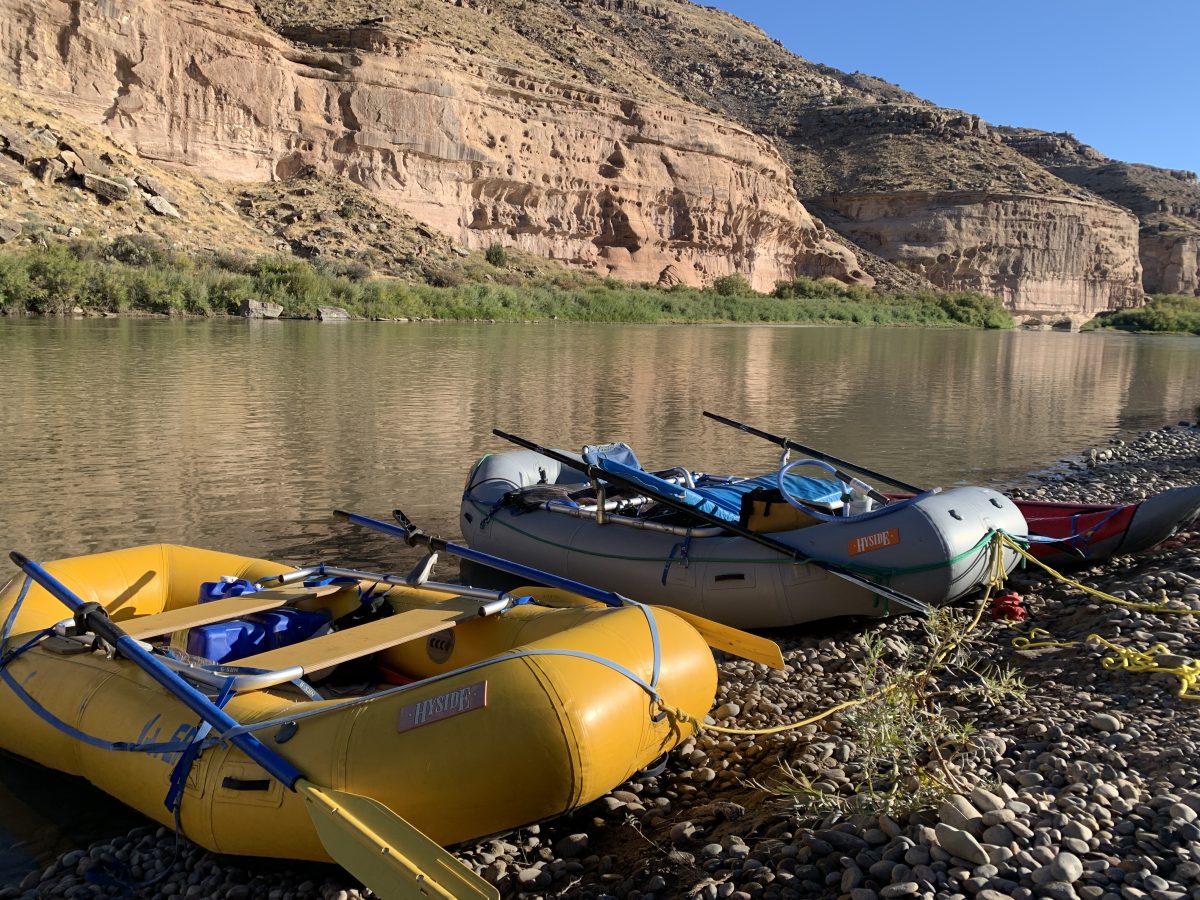 Ruby Horsethief float on Colorado River